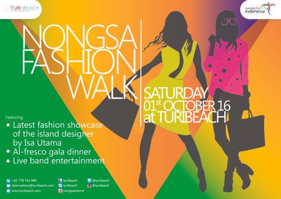 Nongsa Fashion Walk 2016 akan Diadakan di Awal Oktober ini