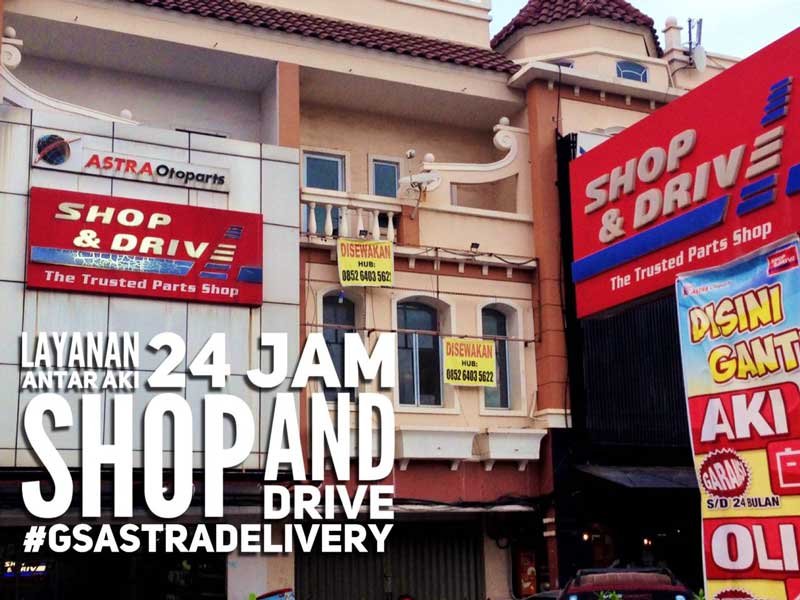 Layanan Antar Aki GS Astra Delivery dari Shop and Drive