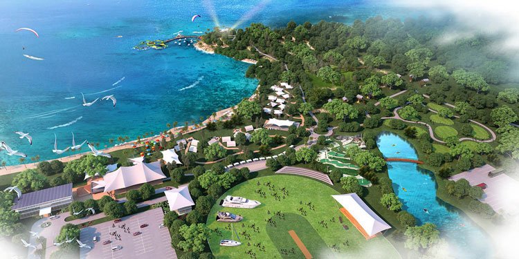 Sea Forest Adventure Batam, Kawasan Rekreasi di Pinggir Pantai Nuvasa Bay