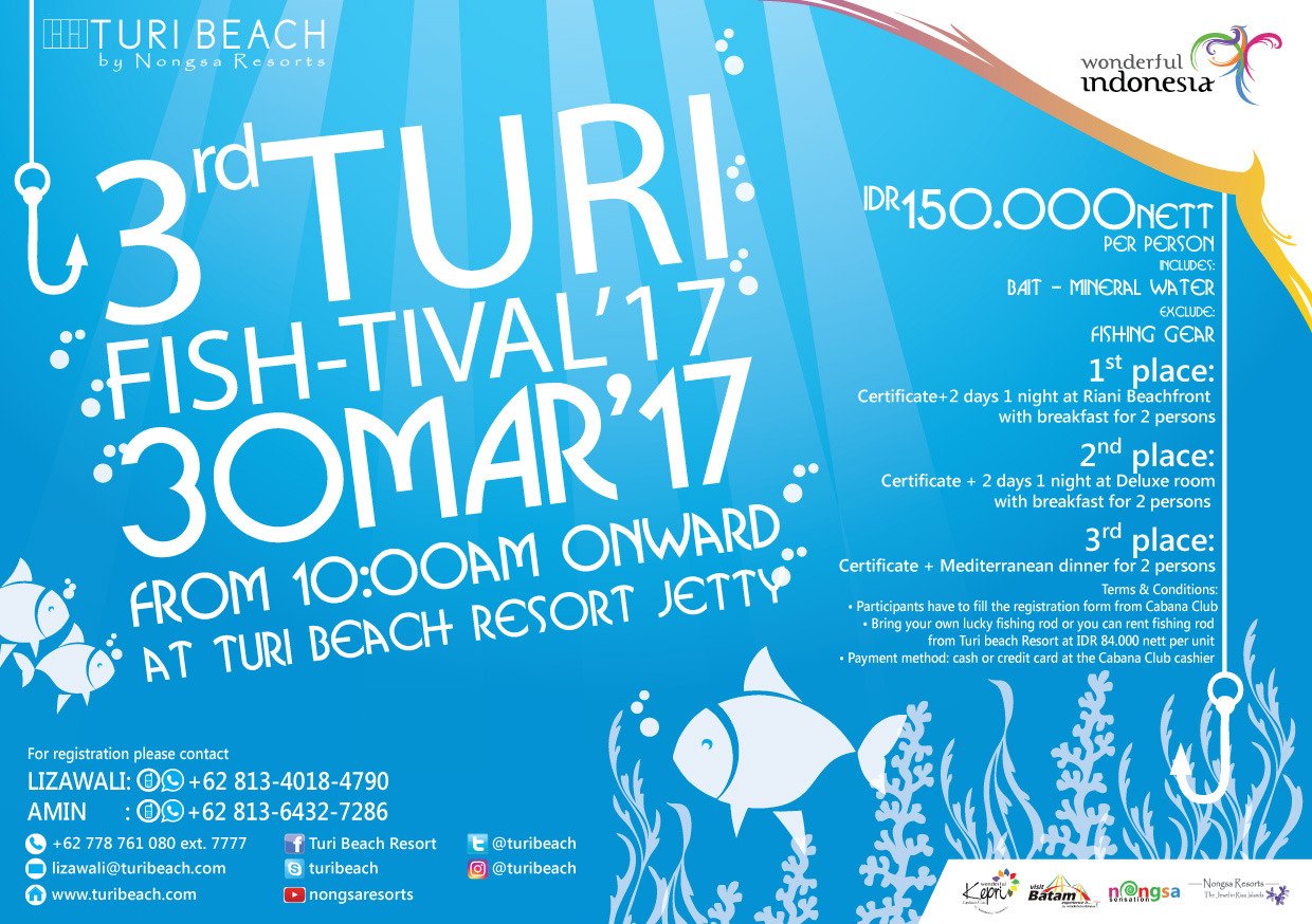 3rd Turi Fish-Tival 2017 “Fish,Catch, and Win” di Turi Beach Resort