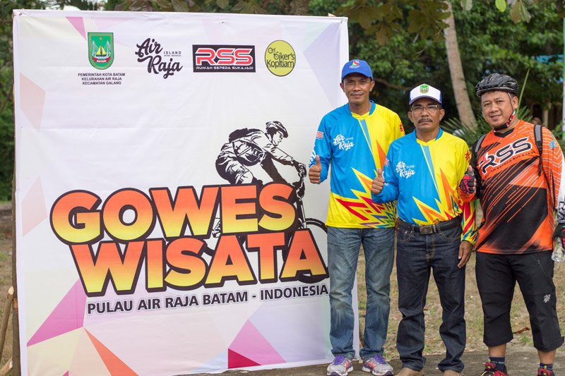 Event Seru Gowes Wisata Pulau Air Raja Bareng Rumah Sepeda Sukajadi