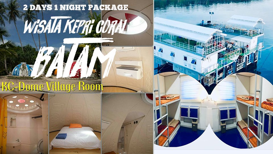 Paket 2 Hari 1 Malam Wisata Kepri Coral untuk Weekday